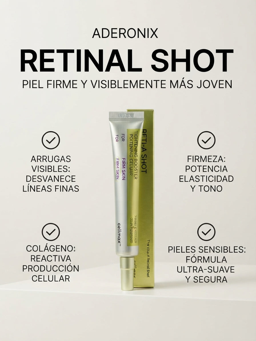 Celimax™ The Vita-A Retinal Shot | Sérum Efecto Tensor y Reductor de Poros